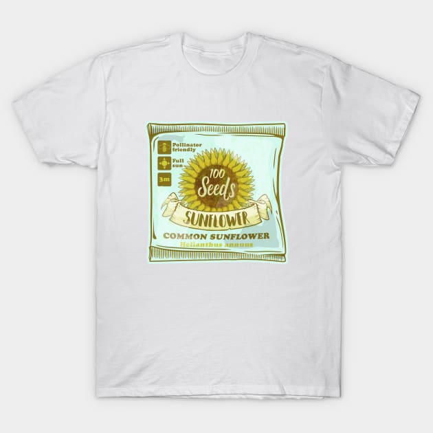 Sunflower seeds T-Shirt by mailboxdisco